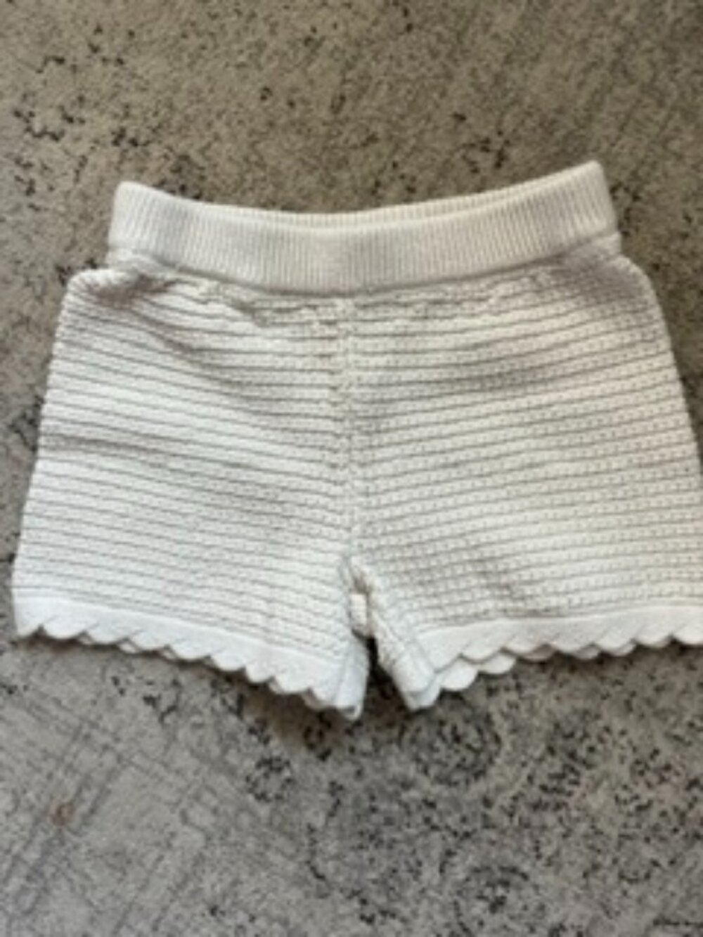 🧡3/$15 Gap Baby Crochet-Knit Pull-On Shorts Ivory Forest 5 years